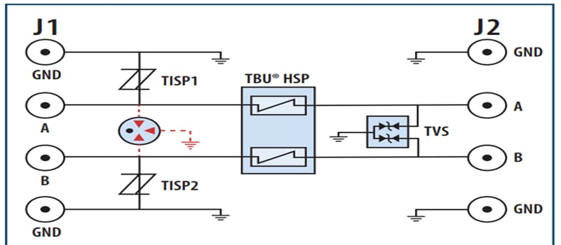 Schematic - Bourns RS-485 Evaluation Boards